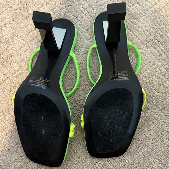 JESSICA RICH Steve Madden Harriett Lime Green High Heel - Picture 7 of 8